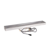 RECTANGULAR LIPLESS DROP IN PAN & SS LINEAR BURNER